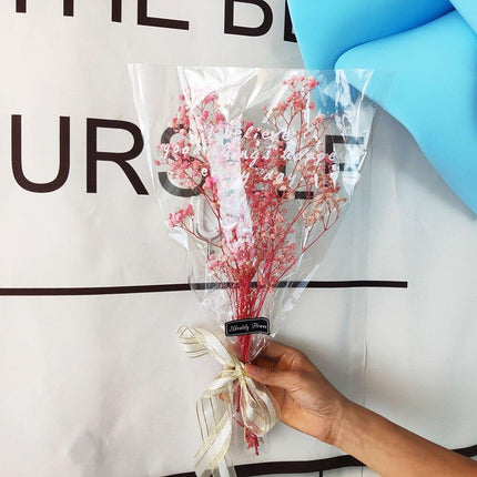 Charming Natural Dried Gypsophila Wheat Bouquet - Ideal Home Decor and Gift Option - Très Elite