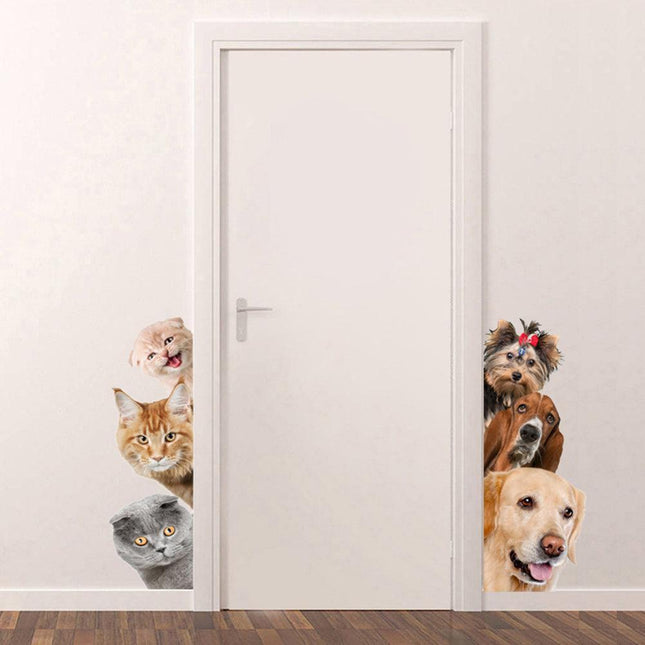 Charming Pet-Themed Wall Stickers: Fun DIY Decor for Your Home