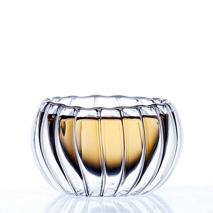 Charming Pumpkin Double Wall Shot Glass Set - 6 Piece Collection for Festive Gatherings! - Très Elite