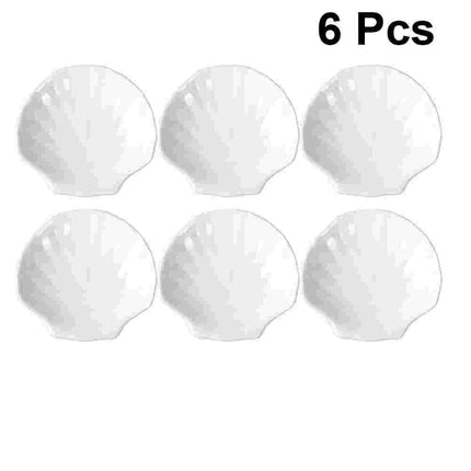 Charming Scalloped White Ceramic Dish with Timeless Elegance - Très Elite