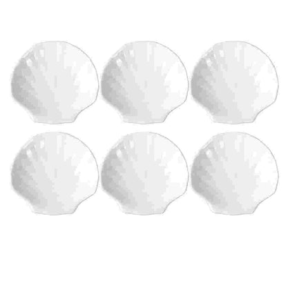 Charming Scalloped White Ceramic Dish with Timeless Elegance - Très Elite