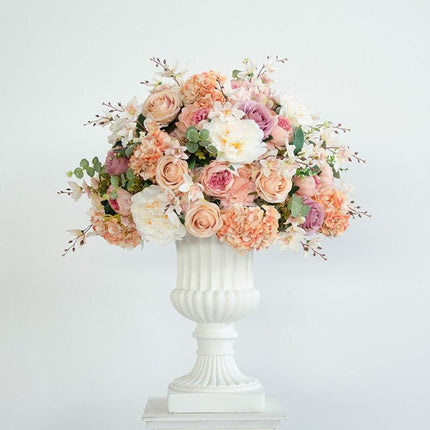Charming Silk Floral Sphere with Roses and Hydrangeas - Perfect for Special Events and Celebrations - Très Elite