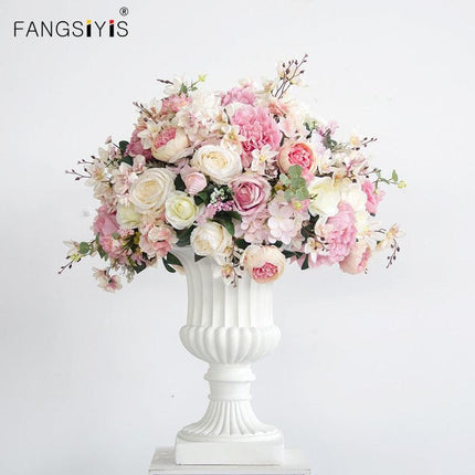 Charming Silk Floral Sphere with Roses and Hydrangeas - Perfect for Special Events and Celebrations - Très Elite