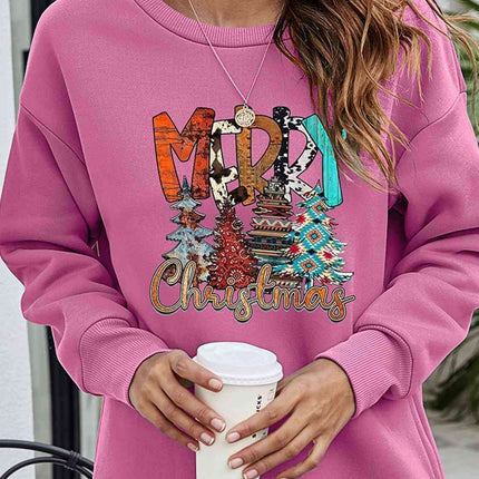 Cheerful Christmas Celebration Graphic Sweater - Très Elite