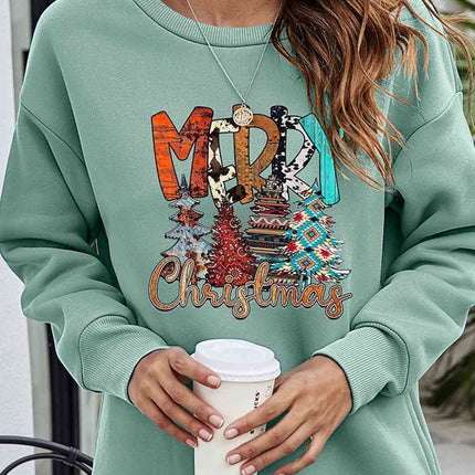 Cheerful Christmas Celebration Graphic Sweater - Très Elite