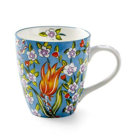 Cheerful Floral Cartoon Ceramic Mug - Elevate Your Daily Sips - Très Elite