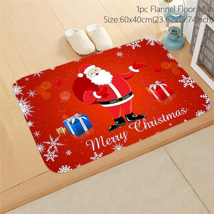 Cheerful Holiday Entrance Mat for a Joyful Welcome - Très Elite