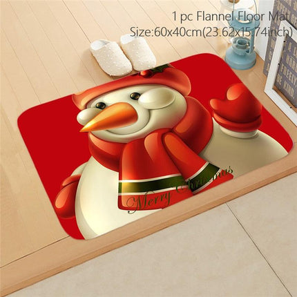 Cheerful Holiday Entrance Mat for a Joyful Welcome - Très Elite