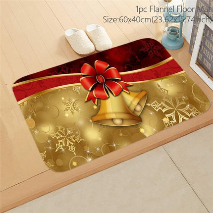 Cheerful Holiday Entrance Mat for a Joyful Welcome - Très Elite