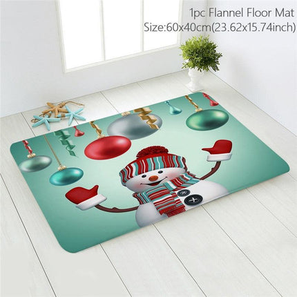 Cheerful Holiday Entrance Mat for a Joyful Welcome - Très Elite