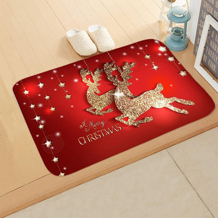 Cheerful Holiday Entrance Mat for a Joyful Welcome - Très Elite