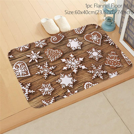 Cheerful Holiday Entrance Mat for a Joyful Welcome - Très Elite