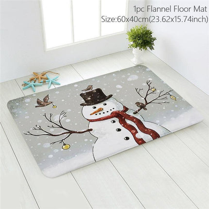 Cheerful Holiday Entrance Mat for a Joyful Welcome - Très Elite