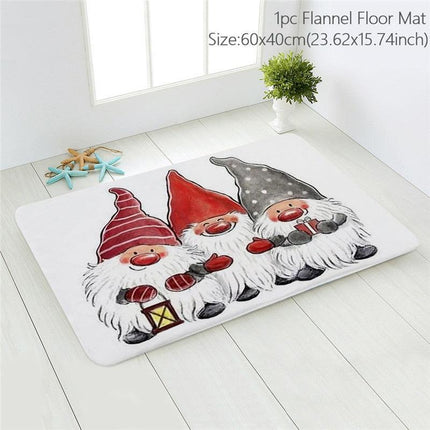 Cheerful Holiday Entrance Mat for a Joyful Welcome - Très Elite