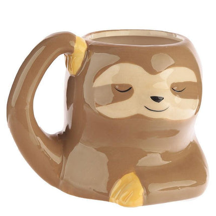 Cheerful Sloth 3D Ceramic Coffee Mug - Elevate Your Morning Routine