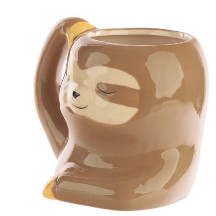Cheerful Sloth 3D Ceramic Coffee Mug - Elevate Your Morning Routine