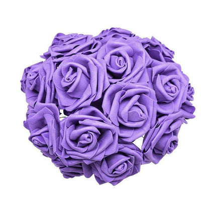 Chic 24-Piece Foam Rose Arrangement: Ideal for Home and Event Styling