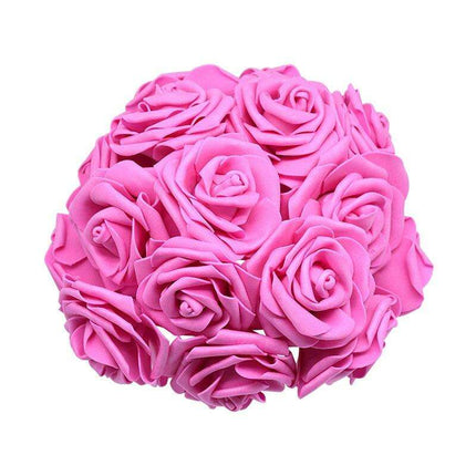 Chic 24-Piece Foam Rose Arrangement: Ideal for Home and Event Styling