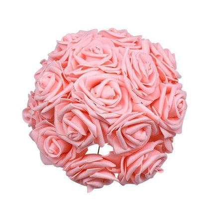 Chic 24-Piece Foam Rose Arrangement: Ideal for Home and Event Styling