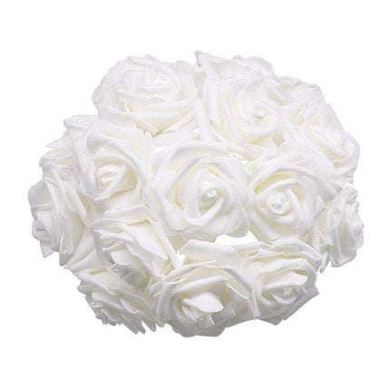 Chic 24-Piece Foam Rose Arrangement: Ideal for Home and Event Styling