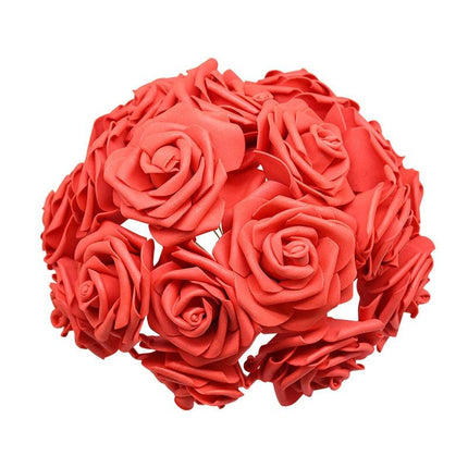 Chic 24-Piece Foam Rose Arrangement: Ideal for Home and Event Styling