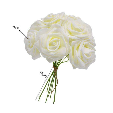 Chic 24-Piece Foam Rose Arrangement: Ideal for Home and Event Styling