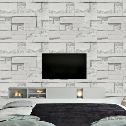 Chic 3D Brick Wall Decal for Elegant Home Transformation