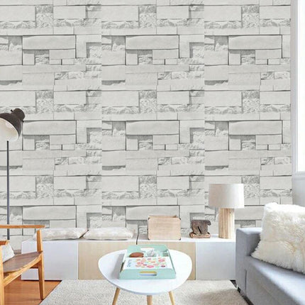 Chic 3D Brick Wall Decal for Elegant Home Transformation