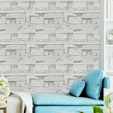 Chic 3D Brick Wall Decal for Elegant Home Transformation