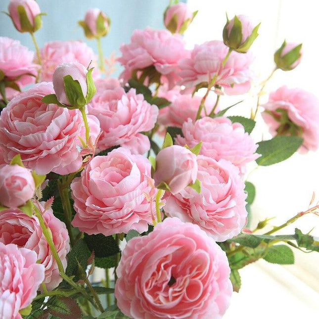 Chic 61CM Faux Peony Stem - Effortless and Timeless Floral Accent for Any Space - Très Elite