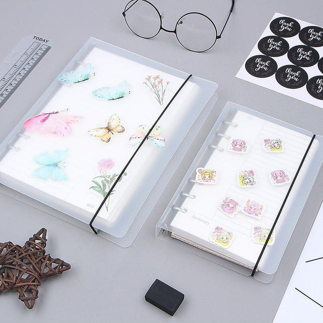 Chic A5/A6 Spiral Notebook Organizer for Enhanced Note-Taking Experience