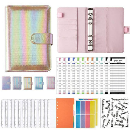 Chic A6 Budget Planner with Stylish Zip Pockets for Effortless Financial Management 📔🔖 - Très Elite