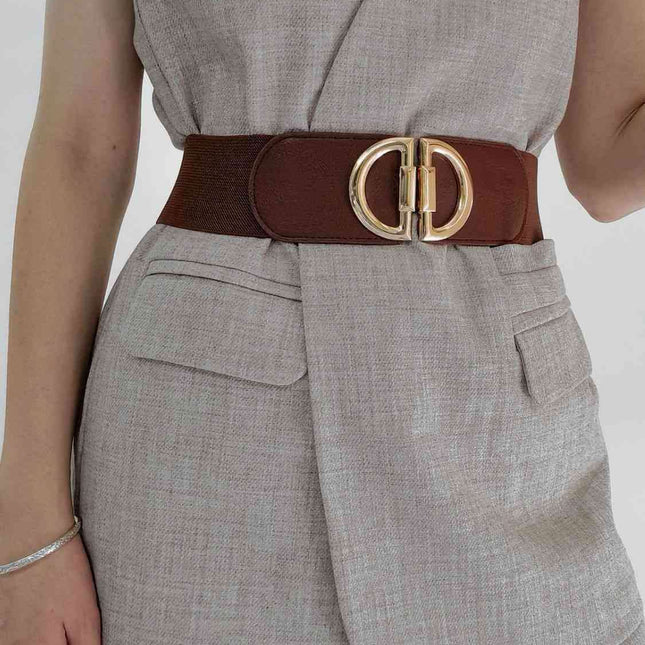 Chic Adjustable Elastic Waist Belt for Effortless Style Upgrade