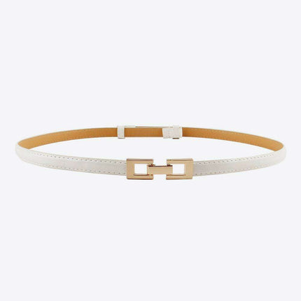 Chic Adjustable Waist Belt Made from Premium PU and Zinc Alloy