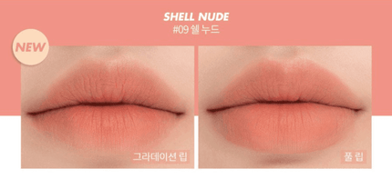 Chic Allure: Shell Nude Luxe Matte Lipstick by rom&nd - Très Elite