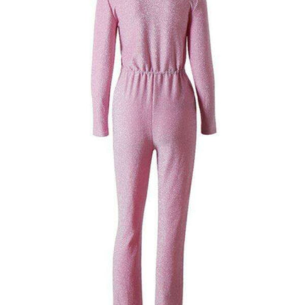 Chic Allure V-Neck Jumpsuit