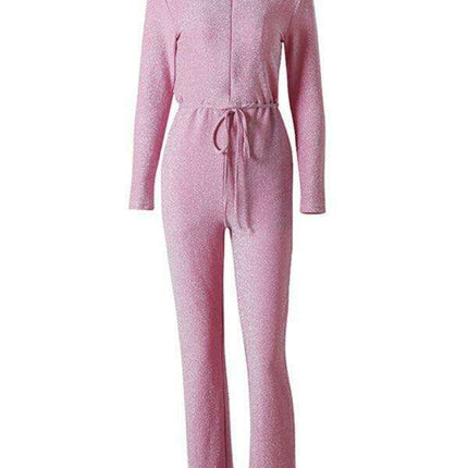 Chic Allure V-Neck Jumpsuit