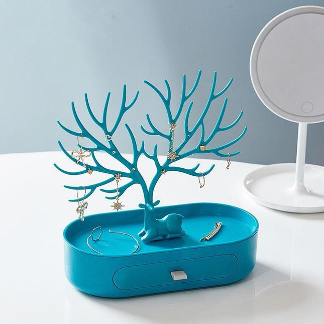 Chic Antler Jewelry Organizer - Elevate Your Display with Timeless Elegance