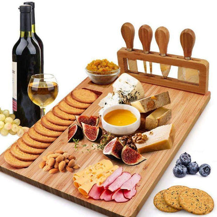 Chic Bamboo Cheese Board Set for Gourmet Entertaining