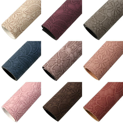 Chic Bloom: Premium Faux Leather Craft Sheets for Creative Expression - Très Elite