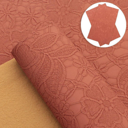 Chic Bloom: Premium Faux Leather Craft Sheets for Creative Expression