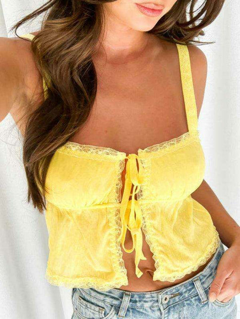 Chic Bohemian Lace-Up Women's Vest for Effortless Style