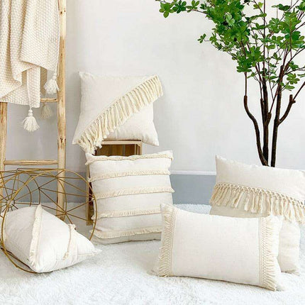 Chic Bohemian Tassel Pillow Sham Collection