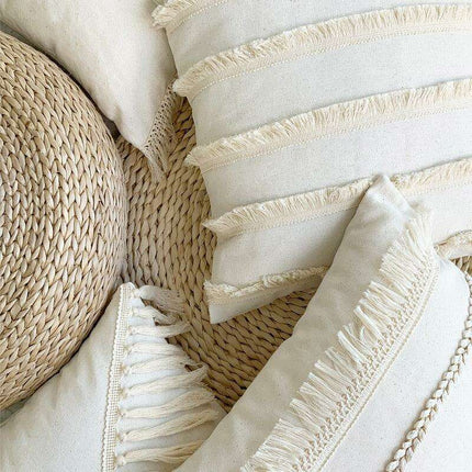 Chic Bohemian Tassel Pillow Sham Collection