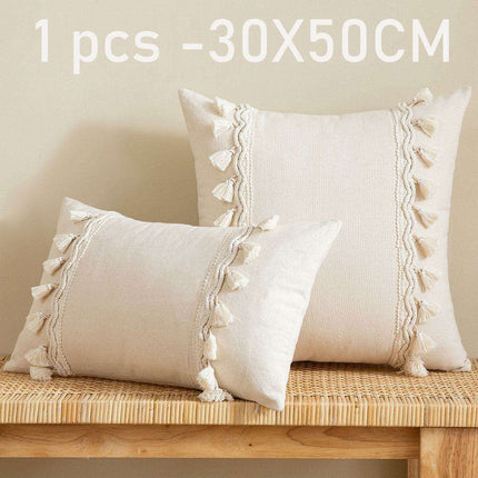 Chic Bohemian Tassel Pillow Sham Collection