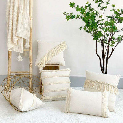 Chic Bohemian Tassel Pillow Sham Collection