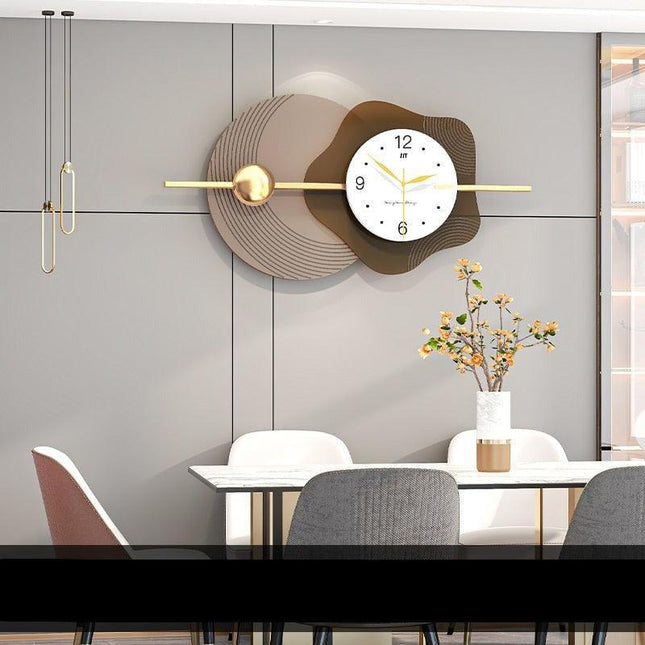 Chic Botanica Silent Wall Clock - Timeless Elegance for Contemporary Spaces