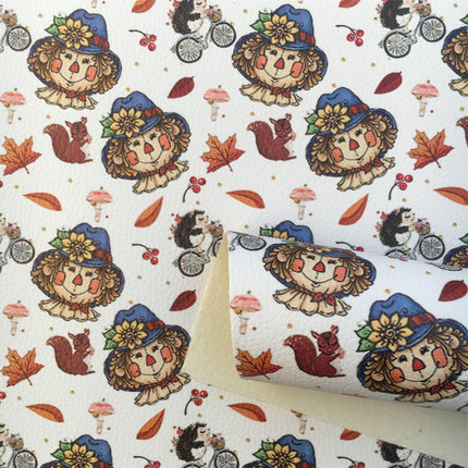 Chic Bow-knot Faux Leather Fabric in Elegant Apple Lychee for Creative Crafts - Très Elite