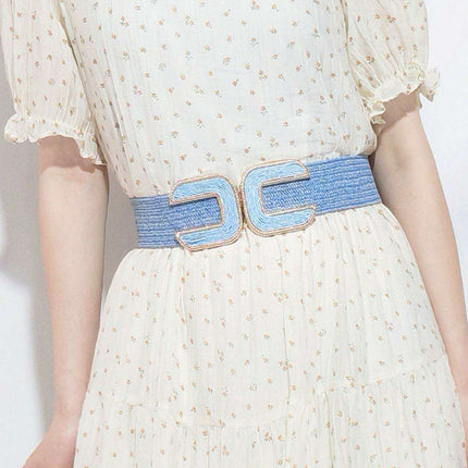 Chic Braided Waist Belt with Textured Design - Très Elite