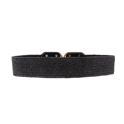 Chic Braided Waist Belt with Textured Design - Très Elite